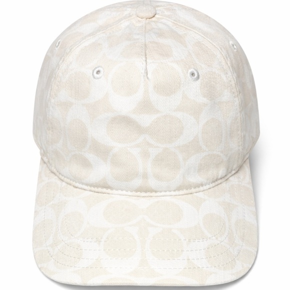 COACH Signature Jacquard Baseball Hat - Picture 3 of 8